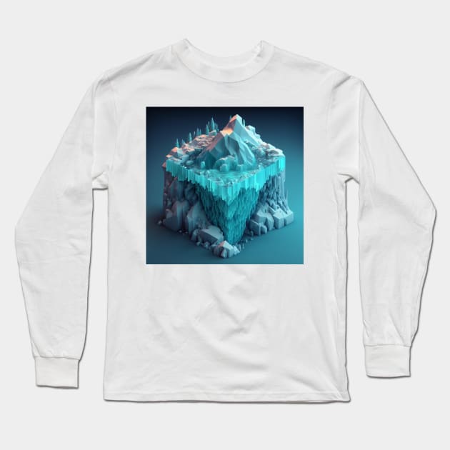 My small worlds : Iceberg 1 Long Sleeve T-Shirt by Lagavulin01